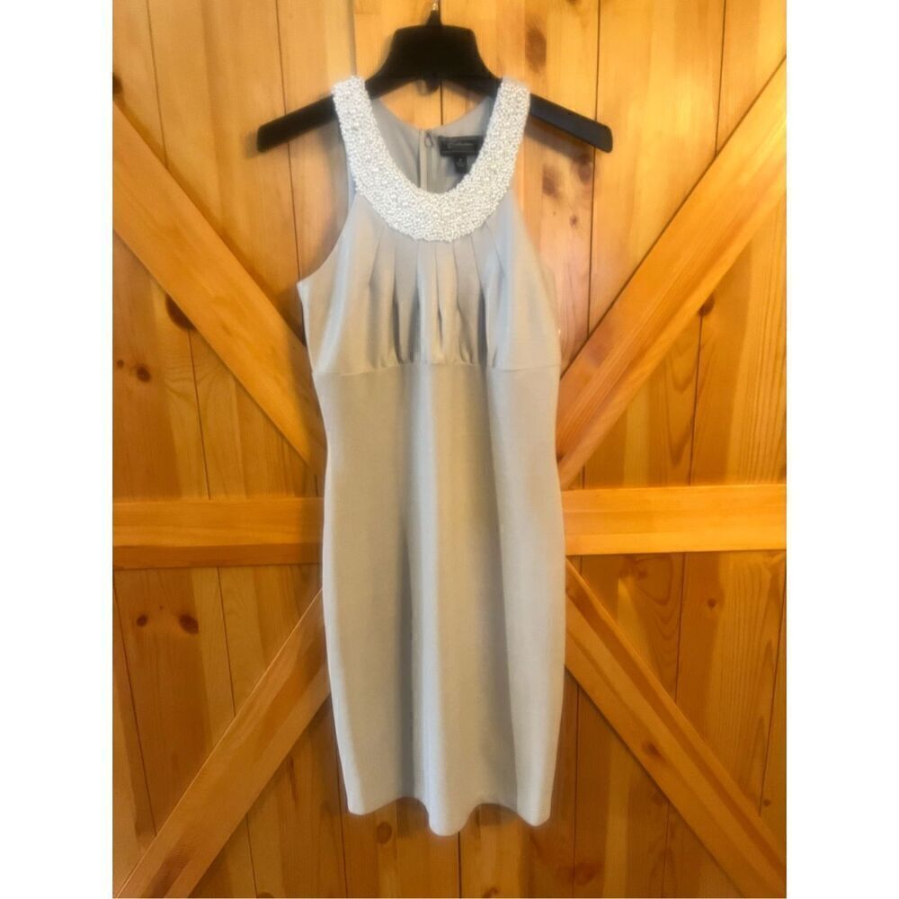 Dress Barn Collection Dress Beaded Neckline Size 6 Nwt (4158)